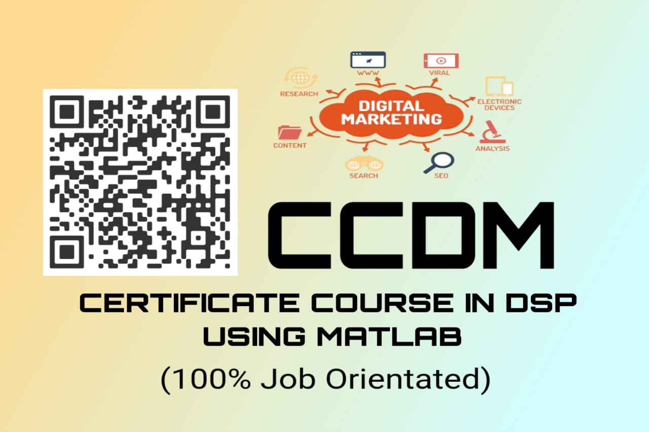 Certificate Course in DSP using MATLAB