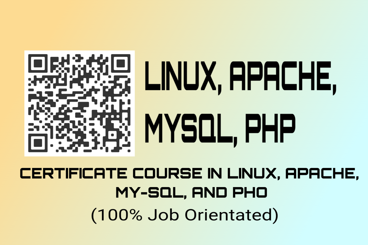 Certificate Course in Linux, Apache, MySQL and PHP